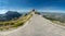 Pathway to the summit of Mount Lovcen and Mausoleum of Njegos,Lovcen National park,Montenegro