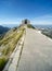 Pathway to the summit of Mount Lovcen and Mausoleum of Njegos,Lovcen National park,Montenegro