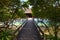 Pathway to water bungalow