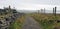 Pathway up to Knocknarea and Queen Maeve`s Tomb