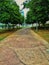 The pathway view at Taman Empangan Park Putrajaya