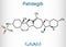 Patidegib hedgehog inhibitor, anti-cancer drug molecule. Structural chemical formula