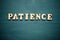 Patience word view