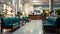 Patient-Centric Design. The Warmth of a Contemporary Doctor\\\'s Office Waiting Area, Generative AI