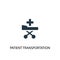Patient Transportation icon. Simple