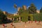 Patio of the Alcazaba moorish castle, Malaga