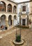 Patio of the ancient Spanish house