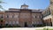 Patio de la Monteria courtyard. View of Royal Alcazars of Seville.