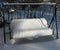 Patio furniture in winter