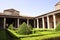 Patio in the house of a rich family, ruins of Pompeii, Italy