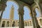 Patio of Malik ibn Anas Mosque in Carthage, Tunisia