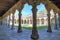 Patio of University of Salamanca, spain