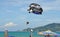 PATONG, THAILAND: Paragliding on the Beach