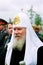 Patriarch of the Russian Orthodox Church of the Moscow Patriarchate Alexy II in the North of Siberia