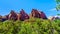 The Patriarchs, Abraham Peak, Isaac Peak and Jacob Peak, in Zion National Park in Utah, United Sates