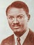 Patrice Lumumba a portrait from Guinean money