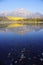 Patricia Lake in Jasper national Park in autumn season