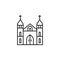 Patrick day, architecture, cathedral, catholic, Christian, church, religion icon. Element of Patrick day for mobile concept and