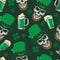 Patrick day seamless pattern colorful