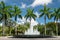 Patrick J. Cesararo Plaza and Fountain on the Campus of the University of Miami