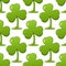 Patrick s Day Shamrock Seamless Pattern