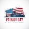 Patriot day banner with New York skyline
