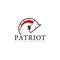 Patriot logo, with head horse like spedometer and army vector