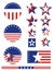 Patriotic Buttons - USA