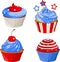 Patriotic cupcakes