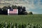 Patriotic flag barn