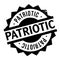 Patriotic rubber stamp