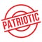 Patriotic rubber stamp