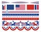 Patriotic Stars and Bars - USA