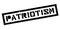 Patriotism rubber stamp