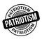 Patriotism rubber stamp