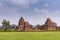 Pattadakal temple complex in wide park., Bagalakote, Karnataka, India