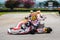 PATTATA,THAILAND-MAY 26: Go Kart  driving training and racing in provocative style. in