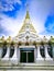 Pattaya Chonburi, Thailand. Thai gazebos-temple sala at Wat Yannasangwararam
