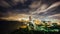 Pattaya cityscape at twilight time