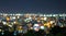 Pattaya cityscape at twilight time, Blurred Photo bokeh