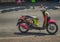 PATTAYA,THAILAND - APRIL 15,2018: South Pattaya Road This is a colorful designed motorbike.