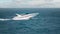 Pattaya, Thailand - February 04, 2023: Tourist speedboats at sea, Koh Larn - Pattaya, Thailand
