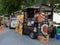 PATTAYA, THAILAND - MAY 8, 2018: Food trucks are selling food and dessert in Pattaya Seafood Festival