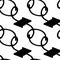 The pattern is abstract ovals and irregular rhombuses intersect. The pattern is a spiral arrow. A seamless pattern of hand-drawn
