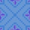 Pattern abstraction square blue star purple