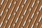 Pattern: bamboo toothbrushes on brown background