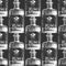 Pattern with bottles of alcohol. Distilled beverage