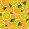 Pattern bright juicy background mint orange lime