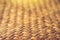 Pattern of brown woven reed mat texture background, weave mat crafted used for floor