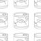 Pattern with canned fish, for animals, cats, tin can with fish label